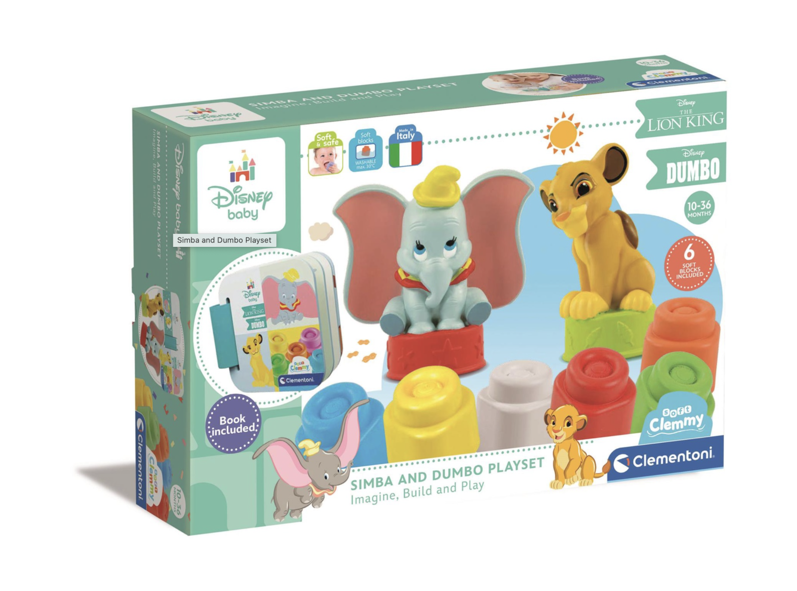 Simba and Dumbo Playset